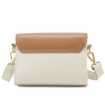 Bolsa Stella Tiracolo Mr. Gutt em Couro Legítimo OffWhite / Caramelo - Ref-B-815-OffWhite / Caramelo 