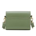 Bolsa Stella Tiracolo Mr. Gutt em Couro Legítimo Verde Oliva - Ref-B815-Oliva 