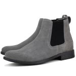 Botina Country Masculina Chelsea Cinza Clássica