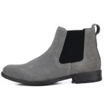 Botina Country Masculina Chelsea Cinza Clássica