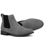 Botina Country Masculina Chelsea Cinza Clássica