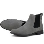 Botina Country Masculina Chelsea Cinza Clássica
