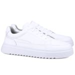 Tênis Urbanix Casual Masculino Mr Gutt em Couro - Ref. 501 Branco