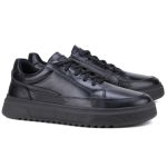 Tênis Urbanix Casual Masculino Mr Gutt em Couro - Ref. 501 preto