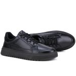 Tênis Urbanix Casual Masculino Mr Gutt em Couro - Ref. 501 preto