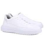 Tênis Titanium Casual Masculino Mr Gutt em Couro - Ref. 601 Branco 