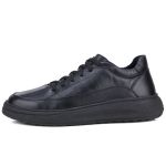Tênis Titanium Casual Masculino Mr Gutt em Couro - Ref. 601 preto 