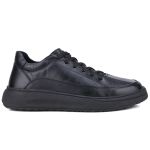 Tênis Titanium Casual Masculino Mr Gutt em Couro - Ref. 601 preto 