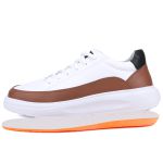 Tênis Titanium Casual Masculino Mr Gutt em Couro - Ref. 601Branco/Marrom
