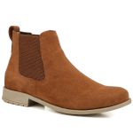 Botina Country Masculina Mr. Gutt Chelsea Caramelo Clássica Ref. 411-Caramelo