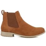 Botina Country Masculina Mr. Gutt Chelsea Caramelo Clássica Ref. 411-Caramelo