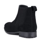 Botina Country Masculina Mr. Gutt Chelsea Toda Preta Clássica Ref. 411-Preta