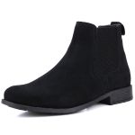 Botina Country Masculina Mr. Gutt Chelsea Toda Preta Clássica Ref. 411-Preta