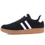 Tênis Essence Feminino em Couro Mr Gutt com Listras - Ref. 2201-Preto Camurça 