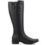 Bota Montaria Casual Mr. Gutt Em Couro Preto