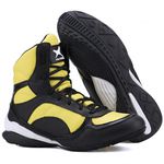 Bota De Treino Musculação Mr Gutt Preto Amarelo - Ref 007 Pto/Amarelo2