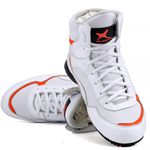 Bota De Treino Musculação Mr Gutt Branco Laranja - Ref: 007 Preto/Laranja