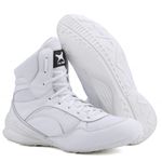 Bota De Treino Musculação Mr Gutt Monocromo Branco - Ref. 008 Bco