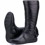 Bota Montaria Cano Longo Mr. Gutt Em Couro Preta - Ref. 1175 Pto