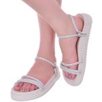 Sandalia Papete Mr. Gutt Strass Off white