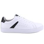 Tênis Castoni Casual Masculino Mr Gutt em Couro - Ref. 2003M Branco/Preto