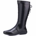 Bota Montaria Cano Alto Em Couro Preto - Ref. 207 Pto 