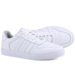 Tênis Pulsse Casual Masculino Mr Gutt em Couro - Ref. 2201-M Branco/Branco