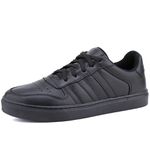 Tênis Pulsse Casual Masculino Mr Gutt em Couro - Ref. 2201-M Preto/Preto