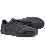Tênis Pulsse Casual Masculino Mr Gutt em Couro - Ref. 2201-M Preto/Preto