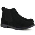 Botina Country Masculina Mr. Gutt Chelsea Toda Preta Clássica Ref. 411-Preta
