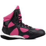 Bota Treiner Fitness Mr. Gutt em Couro Rosa Preto - Ref. 610 Pto/Rosa