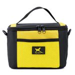 Bolsa Térmica Fitness Marmita - Preto/amarelo - Ref. 1002 Pto/Amarelo