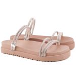 Sandalia Papete Mr. Gutt Strass Nude