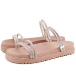 Sandalia Papete Mr. Gutt Strass Nude