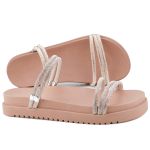 Sandalia Papete Mr. Gutt Strass Nude