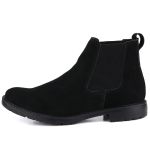 Botina Country Masculina Mr. Gutt Chelsea Toda Preta Clássica Ref. 411-Preta