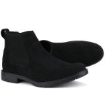 Botina Country Masculina Mr. Gutt Chelsea Toda Preta Clássica Ref. 411-Preta