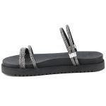 Sandalia Papete Mr. Gutt Strass Preto