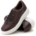4023 Sapato Masculino Milano Comfort Trice Café