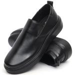 Sapato Iate Masculino Slip On Preto