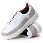 5500 Casual Masculino Milano Comfort Areia