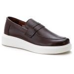 5506 Sapato Slip On Masculino Milano Café