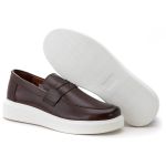 5506 Sapato Slip On Masculino Milano Café