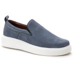5511 Sapato Slip On Milano Camurça Azul Claro