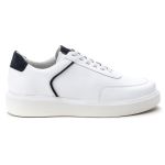 5512 Sapato Masculino Casual Milano Comfot Branco Marinho 