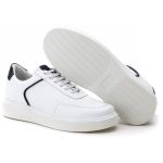5512 Sapato Masculino Casual Milano Comfot Branco Marinho 