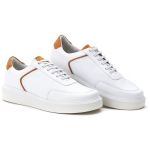 5512 Sapato Masculino Casual Milano Comfot Branco Castor