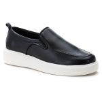 5514 Sapato Masculino Em Couro Slip On Milano Preto