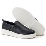5514 Sapato Masculino Em Couro Slip On Milano Preto