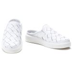 Mule Masculino Confort Trançado Branco